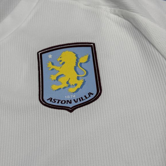 *BRAND NEW W/O TAGS* Aston Villa adidas XL Away Shirt 2024-25 White / Light Blue - Picture 2 of 9